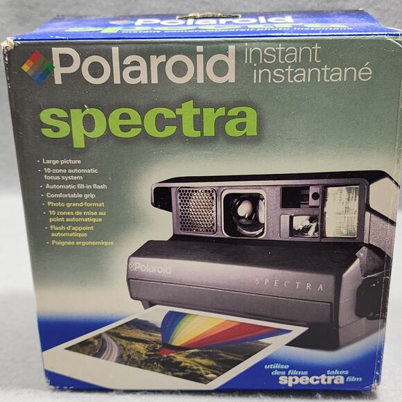 Vintage Polaroid SPECTRA Instant Camera Polaroid Image System NOS In Pkg Works - Picture 1 of 16